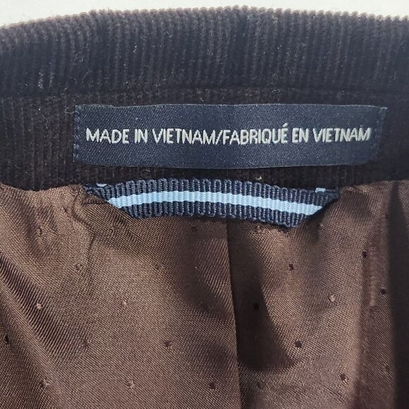 Tommy Hilfiger Brown Corduroy Two-button Blazer Jacket
Lot L - Picture 5 of 6